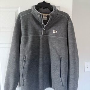 The North Face Men's Charcoal Zip-Up Sweater